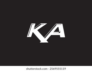 KA Letter Logo Design AND INITIAL LOGO
