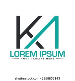 KA Letter logo design modern logo design