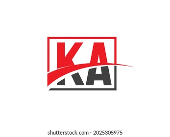 KA Letter Logo Design template