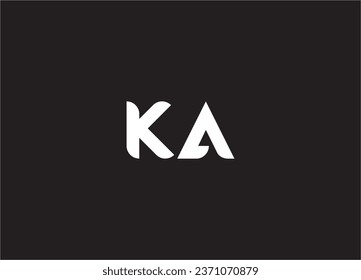 ka letter logo and monogram design