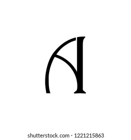 ka letter vector logo