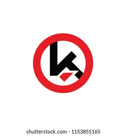 ka letter vector logo. k letter vector logo