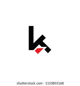 ka letter vector logo. k letter vector logo