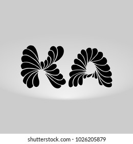 KA Logo, Decorative, Romantic