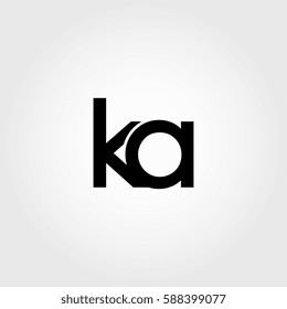 ka lowercase logo black interrelated