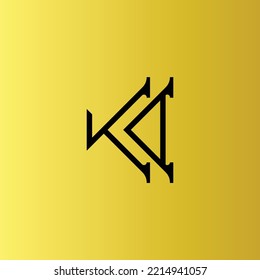 KA luxury logo design for multiple use 