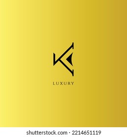 Plantilla de diseño de logotipo de lujo para empresa y sitio web.  