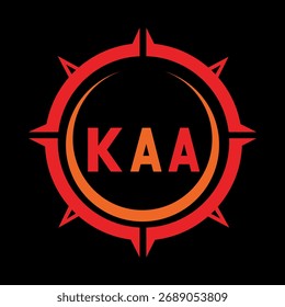 KAA letter design. KAA letter technology logo design. KAA Monogram logo design for an entrepreneur and business.