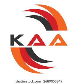 KAA-Buchstabendesign. Logo-Design für KAA-Buchstabentechnologie. KAA Monogram Logo Design für Unternehmer und Unternehmen.