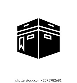 Kaaba Icon Design Illustration, Islamic Ramadan Icon 2