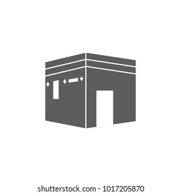 Kaaba icon. Elements of religious signs icon for concept and web apps. Illustration  icon for website design and development, app development. Premium icon on white background
