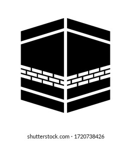 Kaaba icon or logo isolated sign symbol vector illustration - high quality black style vector icons
