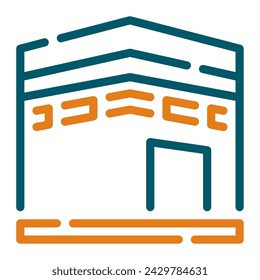 Kaaba Icon Ramadan, for infographic, web, app, etc