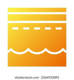 kaaba icon solid gradient yellow ramadan illustration vector element and symbol perfect. Icon sign from modern collection for web.