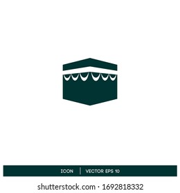 Símbolo del icono Kaaba plantilla vectorial eps 10