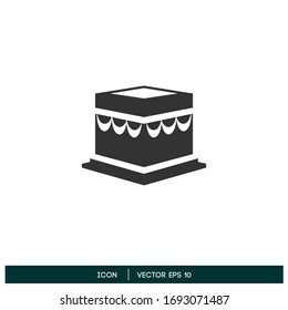 kaaba icon symbol logo template design element vector eps 10