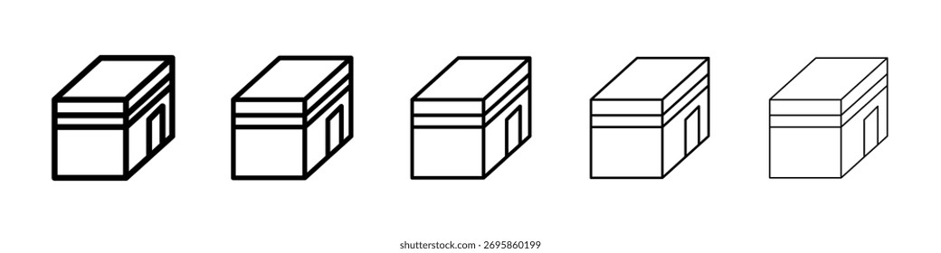 Kaaba icon Vector Art Illustration