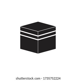 Kaaba icon vector sign symbol isolated