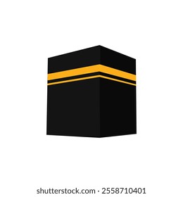 Kaaba or Ka'bah vector icon illustration design template