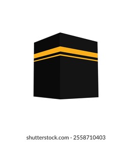 Kaaba or Ka'bah vector icon illustration design template