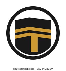 Kaaba logo design, Kaaba vector, Kaaba symbol, Hajj and Umrah travel,vector, silhouette, islamic, mecca, muslim, illustration, hajj, arab, ramadan, pray, arabia, mosque, religion, holy, makkah, masjid