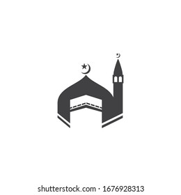 kaaba logo illustration vector design