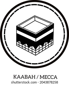 Kaaba Logo Kaaba Sacred Building All Stock Vector (Royalty Free ...