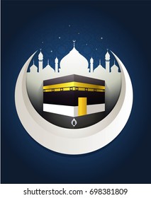 kaaba or mecca isolated