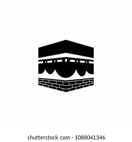 Kaaba in mecca Saudi Arabia vector symbol