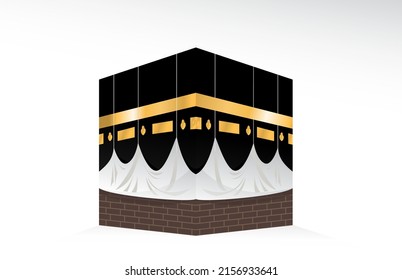 Kaaba in Mecca Saudi Arabia Vector