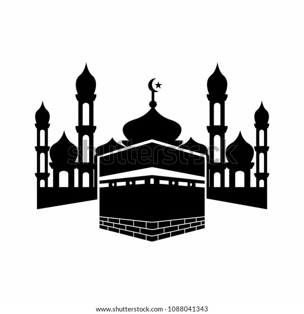 Kaaba In Mecca Saudi Arabia Vector Symbol