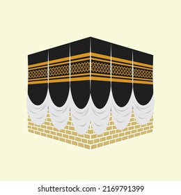 Kaaba-Moschee einzeln Weiß Heiliger Mekka Bau Moslem Hajj