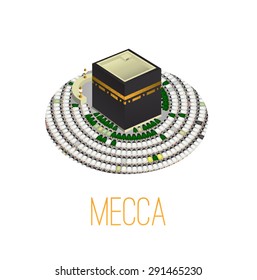 Kaaba in oval