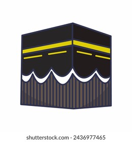 The Kaaba is a sacred building in Islam which is located in the middle of the Grand Mosque in the city of Mecca, Saudi Arabia. The Kaaba is the main Qibla for Muslims throughout the world 