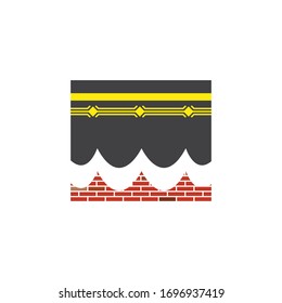 Kaaba-Vektorillustration-Symbol-Illustrationsdesign-Vorlage