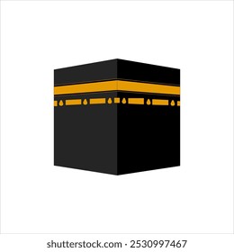 Ícone de vetor Kaaba que é simples, mas atraente