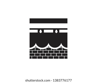 kaaba vector illustration icon design template