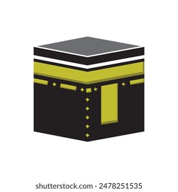 Ilustración vectorial para el evento islámico, hajj, umrah, ramadan kareem, ied mubarak