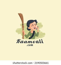 Plantilla de logotipo de mascota vector Kaamvali.