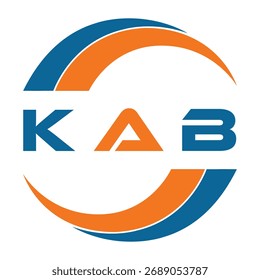 KAB letter design. KAB letter technology logo design. KAB Monogram logo design for an entrepreneur and business.
