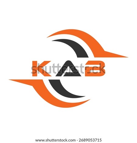 KAB letter design. KAB letter technology logo design. KAB Monogram logo design for an entrepreneur and business.