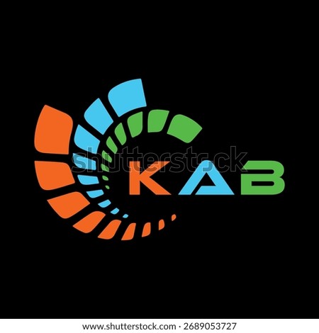 KAB letter design. KAB letter technology logo design. KAB Monogram logo design for an entrepreneur and business.