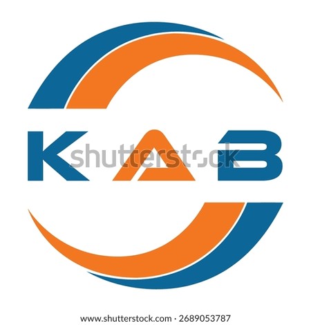 KAB letter design. KAB letter technology logo design. KAB Monogram logo design for an entrepreneur and business.