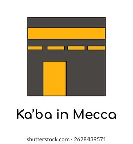 Kaba em Meca visitado quando Hajj e Umrah