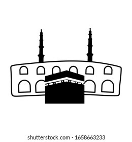 Icono de Kabaa símbolo vectorial estilo plano