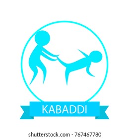 kabaddi icon flat color