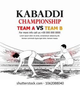 Kabaddi ( Playing kabaddi )