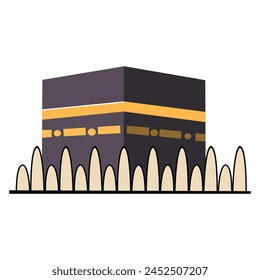 Kabah Hand Drawing, Kabah Illustration