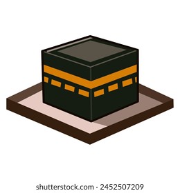 Kabah Hand Drawing, Kabah Illustration