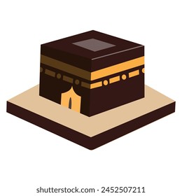 Kabah Hand Drawing, Kabah Illustration